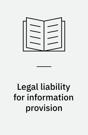 Legal liability for information provision