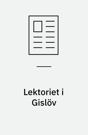 Lektoriet i Gislöv