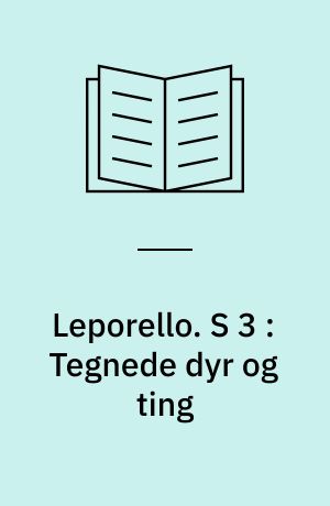 Leporello. S 3 : Tegnede dyr og ting : Pegebog med spiralryg