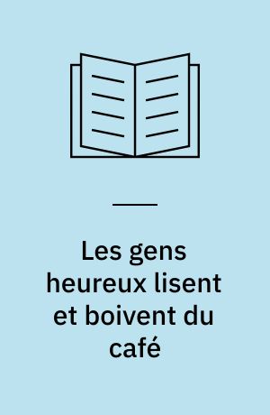 Les gens heureux lisent et boivent du café