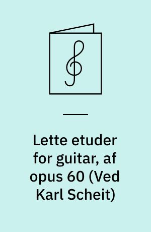 Lette etuder for guitar, af opus 60