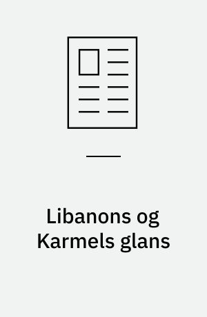 Libanons og Karmels glans
