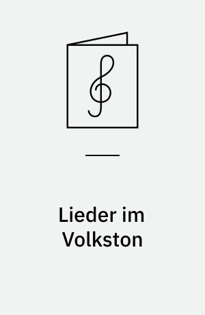 Lieder im Volkston