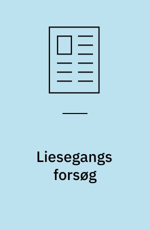 Liesegangs forsøg