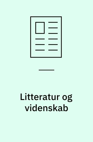 Litteratur og videnskab
