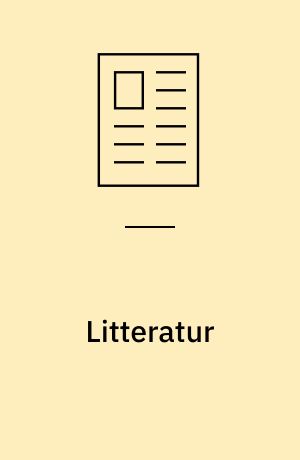 Litteratur