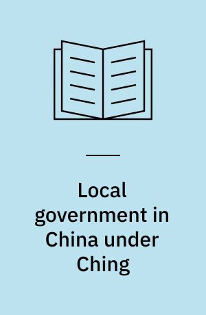 Local government in China under Ching