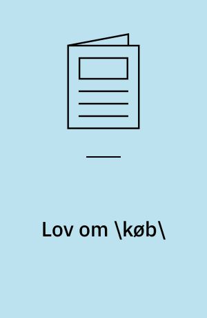 Lov om \køb\: International \købelov\