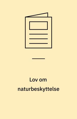Lov om naturbeskyttelse