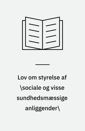 Lov om styrelse af \sociale og visse sundhedsmæssige anliggender\: Bekendtgørelse af \forretningsorden for amtsankenævnene\: Bekendtgørelse af \forretningsorden for revaliderings- og pensionsnævnene\ ; Lov om den \sociale ankestyrelse\ ; Bekendtgørelse af \forretningsorden for den sociale ankestyrelse\ ; Vejledning om reglerne for klage til amtsankenævn og den sociale ankestyrelse på det sociale område