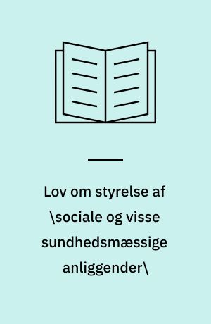 Lov om styrelse af \sociale og visse sundhedsmæssige anliggender\: Bekendtgørelse af \forretningsorden for amtsankenævnene\: Bekendtgørelse af \forretningsorden for revaliderings- og pensionsnævnene\ ; Lov om den \sociale ankestyrelse\ ; Bekendtgørelse af \forretningsorden for den sociale ankestyrelse\ ; Vejledning om reglerne for klage til amtsankenævn og den sociale ankestyrelse på det sociale område