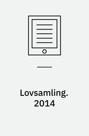 Lovsamling : erhvervsret. 2014