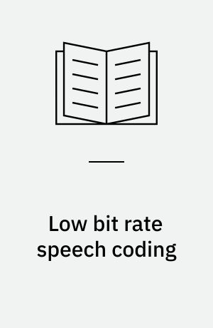 Low bit rate speech coding