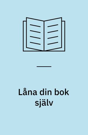Låna din bok själv : en enkätundersökning om in- och utlåningsautomatik på folkbibliotek