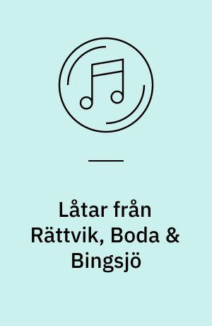 Låtar från Rättvik, Boda & Bingsjö