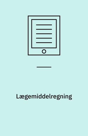 Lægemiddelregning