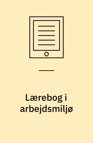 Lærebog i arbejdsmiljø