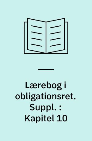 Lærebog i obligationsret. Suppl. : Kapitel 10 : Produktansvar