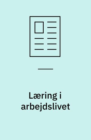 Læring i arbejdslivet