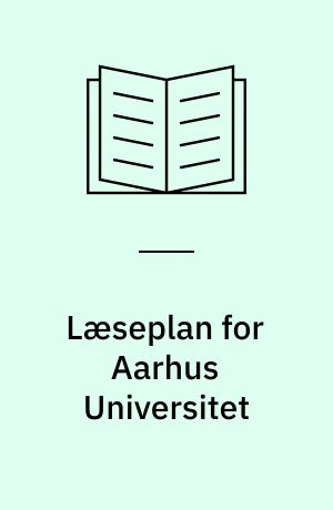 Læseplan for Aarhus Universitet : Forelæsninger og Øvelser i det akademiske Aar 1936/37-1937/48