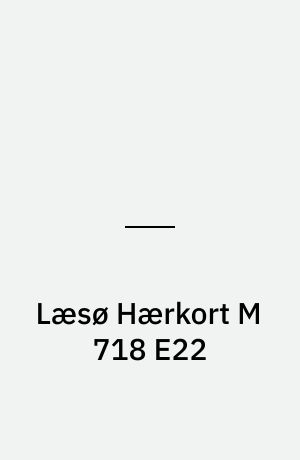 Læsø Hærkort M 718 E22 : Danmark 1:50 000 (2 cm)