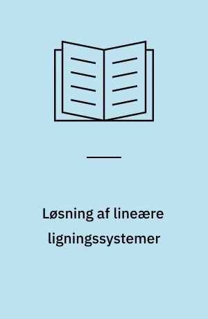 Løsning af lineære ligningssystemer