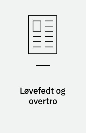 Løvefedt og overtro