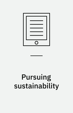 Pursuing sustainability : or/ms applications in sustainable design, manufacturing, logistics, and resource management