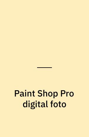 Paint Shop Pro digital foto