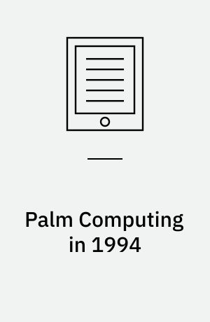 Palm Computing in 1994