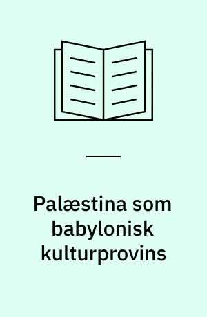 Palæstina som babylonisk kulturprovins