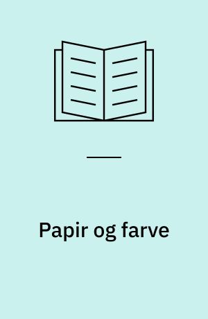 Papir og farve og andre materialer til grafisk produktion