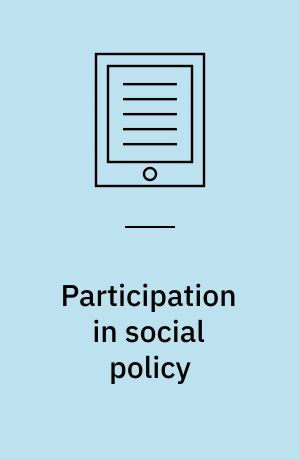Participation in social policy : public health in comparative perspective