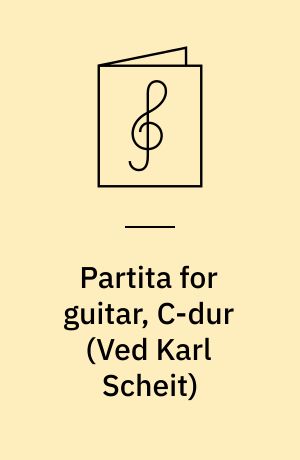 Partita for guitar, C-dur