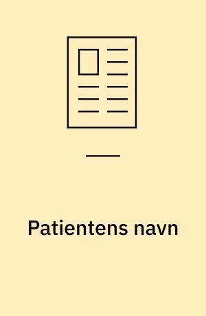 Patientens navn : drænasfalt - CT-skanning af vejbelægninger