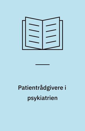 Patientrådgivere i psykiatrien