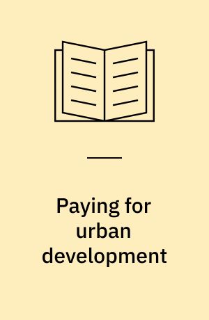 Paying for urban development