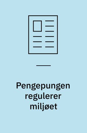 Pengepungen regulerer miljøet : orden i miljøforholdene er i stigende grad blevet en parameter i konkurrencen : certificeret miljøstyring er dermed en måde at sikre indtjeningen på