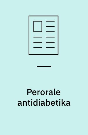 Perorale antidiabetika