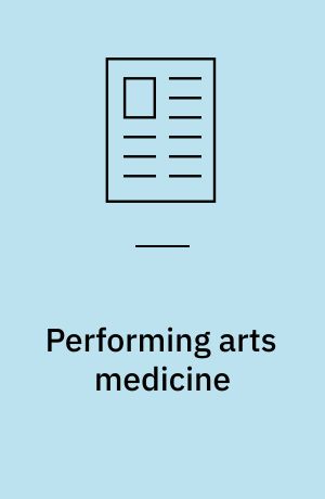 Performing arts medicine