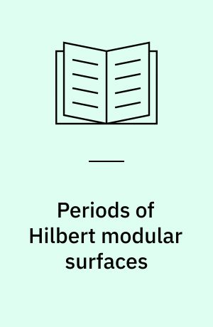 Periods of Hilbert modular surfaces