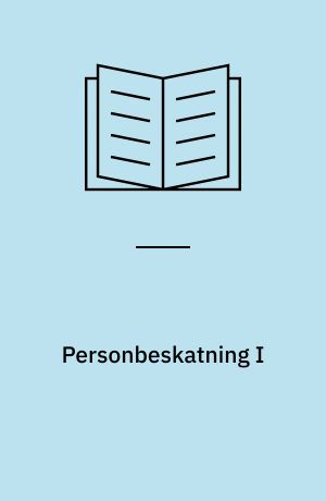 Personbeskatning I