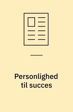 Personlighed til succes