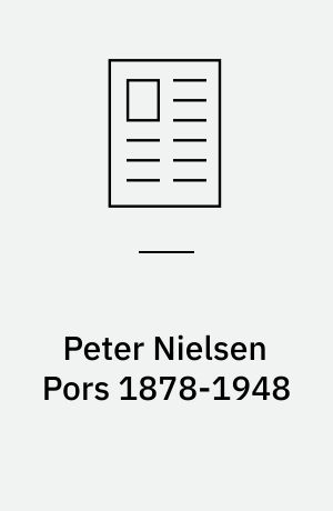 Peter Nielsen Pors 1878-1948