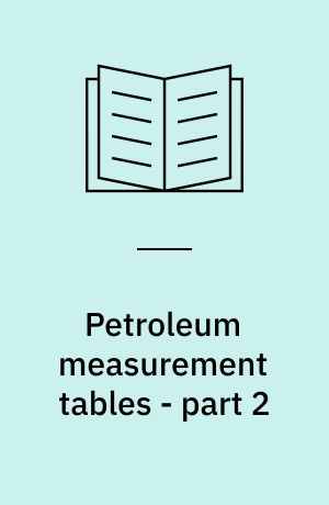 Petroleum measurement tables - part 2 : Tables based on reference temperatures of 20 degrees C = Tables de mesurage du pétrole - partie 2 : Tables basées sur la températures de référence de 20 C