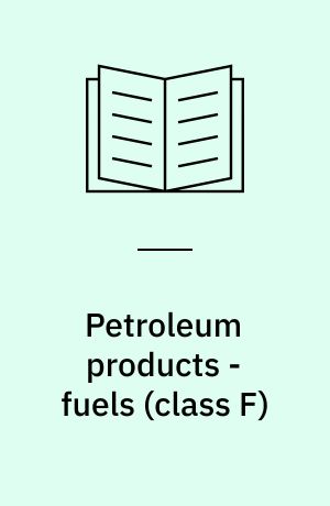 Petroleum products - fuels (class F) : specifications of marine fuels = produits pètroliers - combustibles (classe F) : spècifications des combustibles pour la marine
