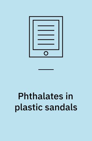 Phthalates in plastic sandals