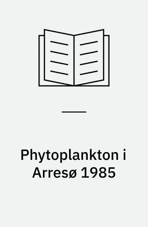 Phytoplankton i Arresø 1985