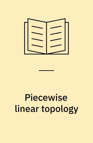 Piecewise linear topology