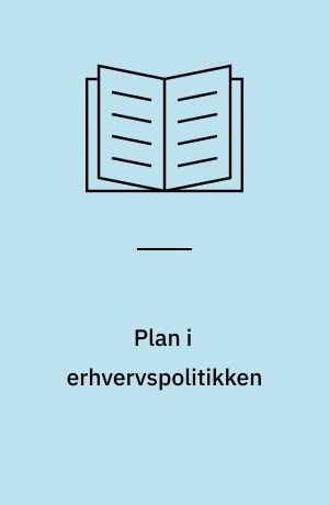 Plan i erhvervspolitikken